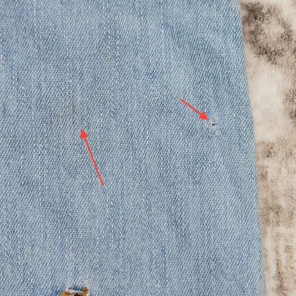 Vintage 90s Soft Girl Denim Zip Jumper Medium Coastal Dress Y2K Cottage - Picture 10 of 10